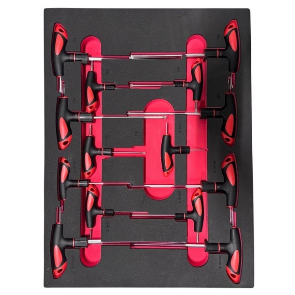 Įrankių spintelė su 7 stalčiais su įrankiais 327VNT.